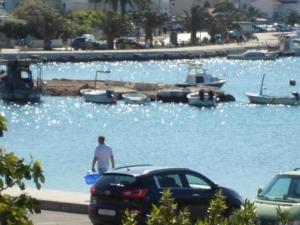 Apartment in Rogoznica with sea view, balcony, air conditioning, WiFi 5153-1 