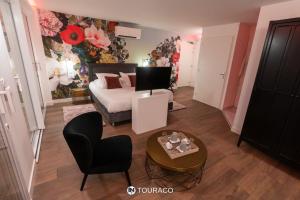 B&B / Chambres d'hotes Touraco : Chambre Double avec Baignoire Spa