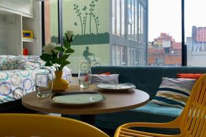 APTOTIV209 - Espectacular aparta estudio tipo loft - Chapinero - Wifi - TV