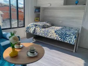 APTOTIV211 - Increíble aparta estudio tipo loft - Chapinero - Wifi - TV - Calderón Tejada