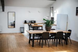 Appartements Loft grand Paris, une grande piece ouverte : photos des chambres