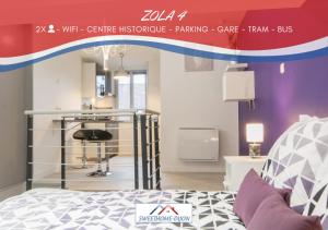 Appartements SweetHome Dijon - Zola : photos des chambres