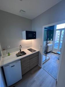 Bow window surplombant le marché de Dieppe