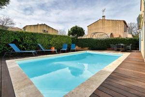 Villas Beautiful villa with pool in Le Tholonet : photos des chambres