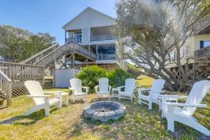 Waterfront Emerald Isle Home with Dock Access! - Salter Path