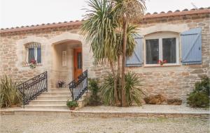 Maisons de vacances Nice home in Ferrals les Corbires with 3 Bedrooms, WiFi and Outdoor swimming pool : photos des chambres