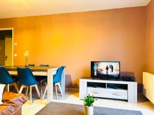 Appartements *Le Golden Blue* Magnifique T3 a 5min du centre avec parking gratuit : photos des chambres