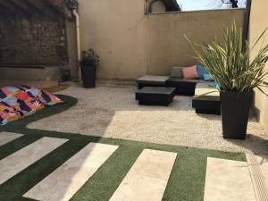 Maisons de vacances Agreable bastide provencale avec piscine : photos des chambres