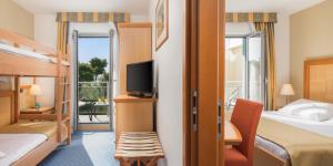 Family Room with Seaside Balcony room in Aminess Grand Azur Hotel