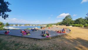 Maisons de vacances Camping Officiel Siblu Le Pipiou : photos des chambres