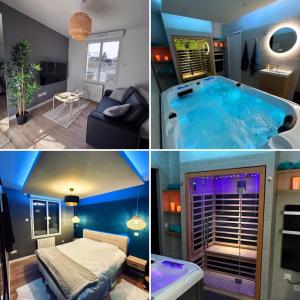 Jacuzzi & Sauna privé - F2 couple romantique