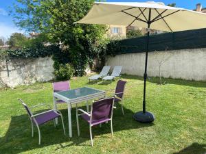 Studio climatisé avec piscine et jardin