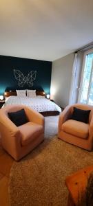 B&B / Chambres d'hotes Mas Bella Vida : Chambre Lit King-Size - Vue sur Jardin