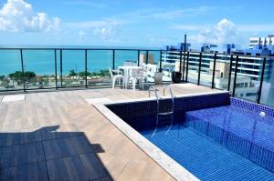 Aconchegante Apt na Praia de Pajuçara !Gales 907 com piscina na cobertura e vaga de garagem - Gales de Pajuçara 907-Wifi 500 mg-Pertinho de Tudo