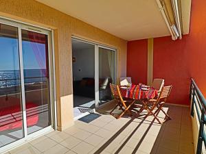 Confort 35m² avec terrasse, 2⭐, WIFI à Sète - FR-1-472A-163