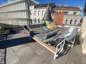 Appartements Sublime logement avec grande terrasse - HYPER CENTRE : photos des chambres