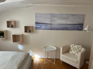 Stylische Gartenwohnung mit Bergblick