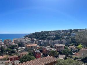 Appartements Superbe appartement vue imprenable sur la mer proche Monaco : photos des chambres