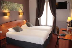 Hotels Kyriad Hotel XIII Italie Gobelins : Chambre Lits Jumeaux