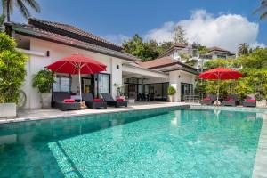 paradise sea view infinity Pool Villa Chaweng Koh Samui