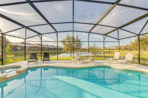 #371-Stunning 6 bed with modern decor, south facing pool and spa overlooking water
