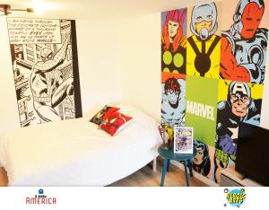 Appart'hotels Little America - Appart Hotel 3km Futuroscope : photos des chambres