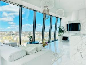 Apartament White Sky 20 Hanza Tower- Free parking