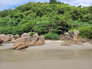 Praia do Tombo - Pé na areia