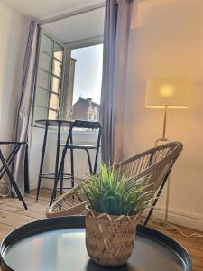 Wonderhost, vue magique sur le Château dans un quartier populaire
