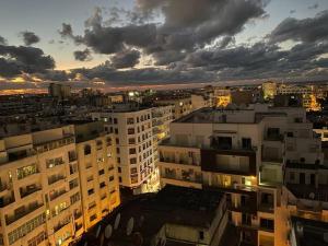 Amazing view overlooking the ocean and Hassan 2