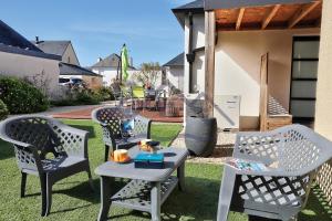 Maisons de vacances LocaLise - M11 - Ty Gwennili - Maison de plain pied avec terrain entierement cloture - Acces plage et centre a pied - Wifi inclus - Draps inclus - Animaux non admis : photos des chambres