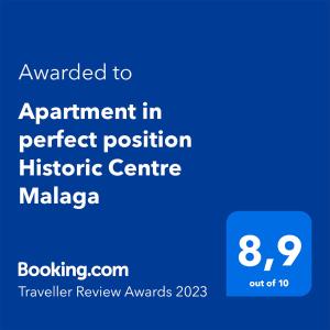 Apartment in perfect position Historic Centre Malaga