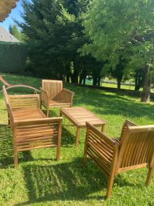 Maison place champs de foire 6 pers 3 chambres jardin terrasse