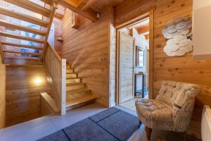 Chalets Chalet Mountainside avec sauna et jacuzzi a 200m des pistes : photos des chambres