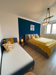 Blue Chili 16 Familienwohnung nahe Uniklinik - Boxspringbett Balkon Wlan