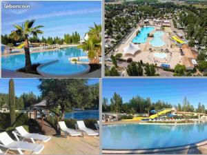 Maisons de vacances Propriete de 3 chambres a Vias a 300 m de la plage avec piscine partagee terrasse amenagee et wifi : photos des chambres