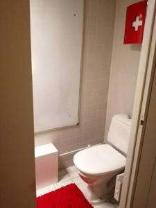 Tilava kahden makuuhuoneen asunto pihalla