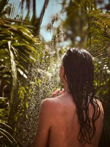 Cabaña junto al mar