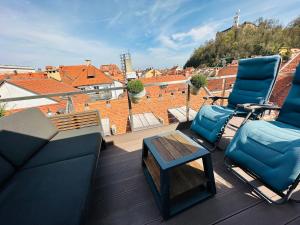 Top view residence in central Ljubljana