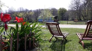 Maisons de vacances Roulotte Fleur des Champs : photos des chambres