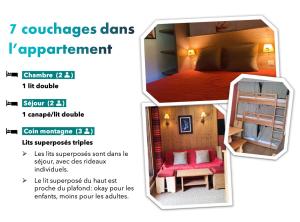 Appartements RisoulSki Antares - Piscine et Sauna : photos des chambres