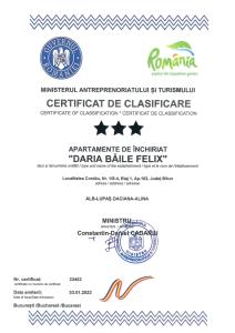 Apartament Daria Baile Felix