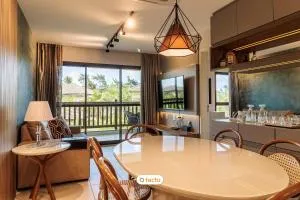 Bangalô frente jardim no VG Sun Cumbuco por Tactu - Cauípe