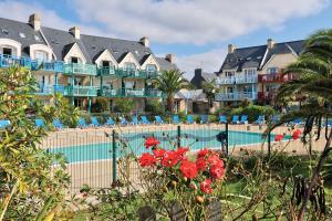 Appartements LocaLise au Guilvinec - A28 - Belle vue sur la mer, la piscine et le jardin - - Tout a pied, plages, port, centre, commerces, marche - Wifi inclus - Linge de lit inclus : photos des chambres