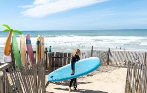 Maisons de vacances Maison piscine 4 ch Carcans Medoc Bassin Arcachon : photos des chambres