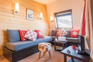 One-Bedroom Apartment - Open Mountain View (4 people) room in Résidence Pierre & Vacances Saskia Falaise