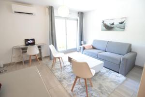 Appartements St Mandrier Pin Rolland T1 37m2 avec Terrasse Wifi-Clim-Parking, Plage a 200 m : photos des chambres