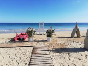 054 e 055 Spiaggia direttamente sulla spiaggia di SalentoInVacanza.Com