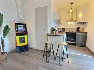 Appartements Chez Pacman - Borne d'arcade : photos des chambres