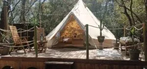 Évasion en pleine nature, Tipi insolite et Jacuzzi au Pont du Gard ! - Collias